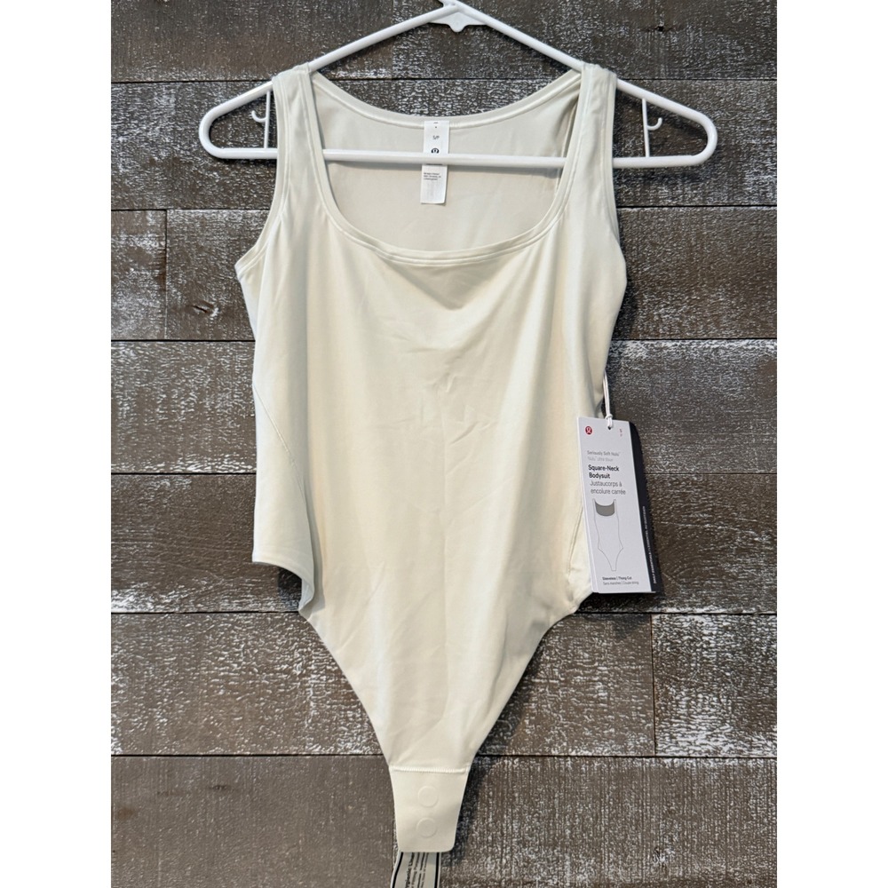 Lululemon Square-Neck Bodysuit Women S White